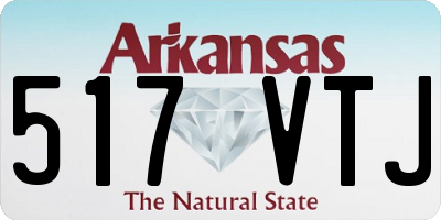 AR license plate 517VTJ