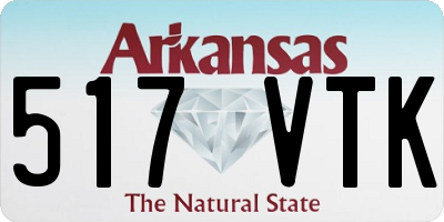 AR license plate 517VTK