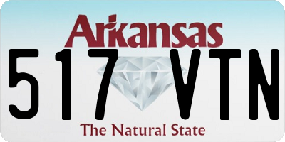 AR license plate 517VTN