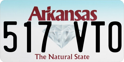 AR license plate 517VTO