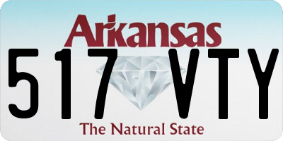 AR license plate 517VTY
