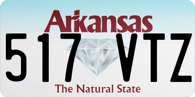 AR license plate 517VTZ