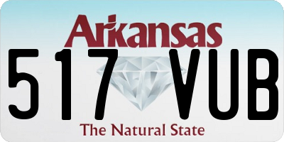 AR license plate 517VUB