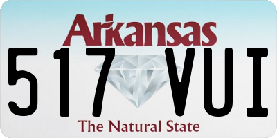 AR license plate 517VUI