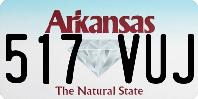 AR license plate 517VUJ