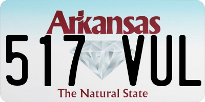 AR license plate 517VUL