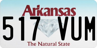 AR license plate 517VUM