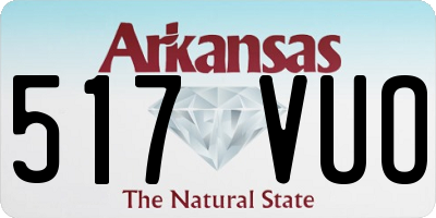 AR license plate 517VUO