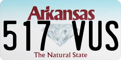 AR license plate 517VUS