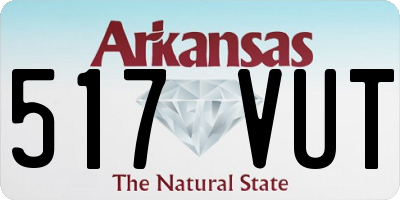 AR license plate 517VUT