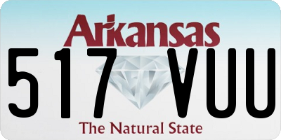 AR license plate 517VUU