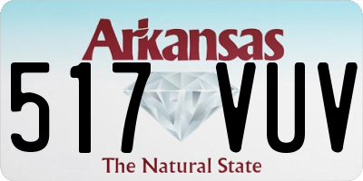 AR license plate 517VUV
