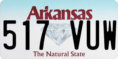 AR license plate 517VUW
