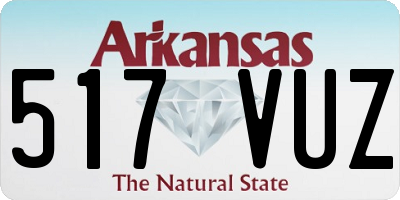 AR license plate 517VUZ