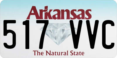 AR license plate 517VVC