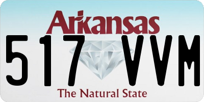 AR license plate 517VVM