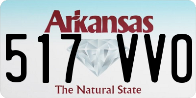 AR license plate 517VVO