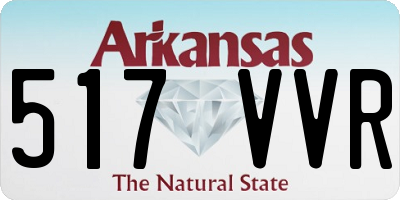 AR license plate 517VVR