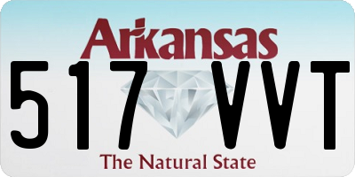 AR license plate 517VVT