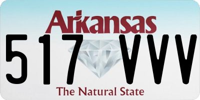 AR license plate 517VVV