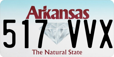 AR license plate 517VVX