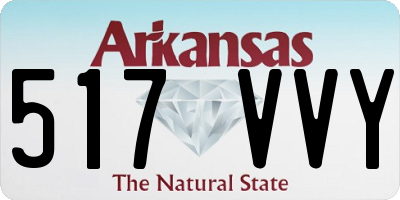 AR license plate 517VVY