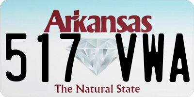 AR license plate 517VWA