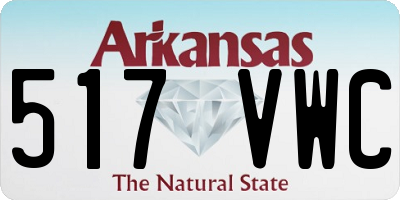 AR license plate 517VWC