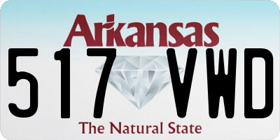AR license plate 517VWD