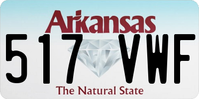 AR license plate 517VWF