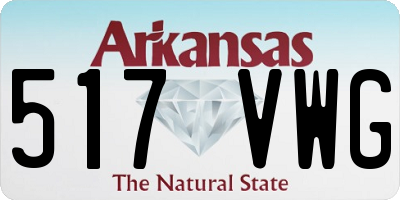AR license plate 517VWG