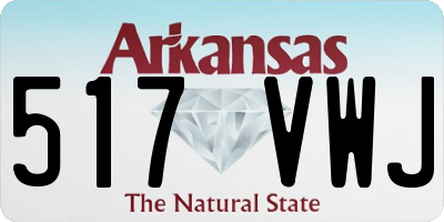 AR license plate 517VWJ