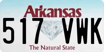 AR license plate 517VWK