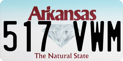 AR license plate 517VWM