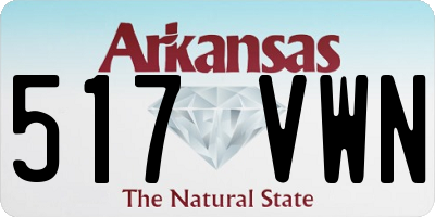 AR license plate 517VWN