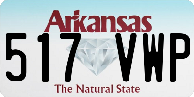 AR license plate 517VWP