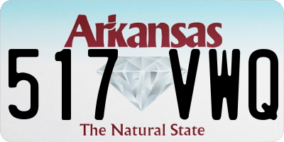 AR license plate 517VWQ