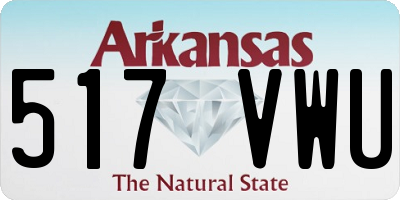 AR license plate 517VWU
