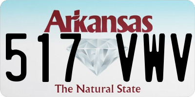 AR license plate 517VWV