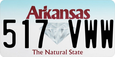 AR license plate 517VWW