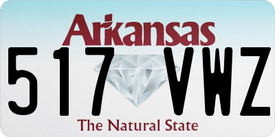 AR license plate 517VWZ