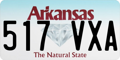 AR license plate 517VXA