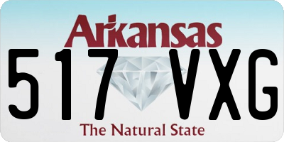 AR license plate 517VXG