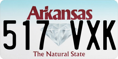 AR license plate 517VXK