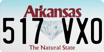 AR license plate 517VXO