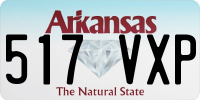 AR license plate 517VXP