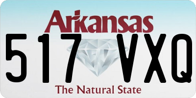 AR license plate 517VXQ