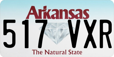 AR license plate 517VXR
