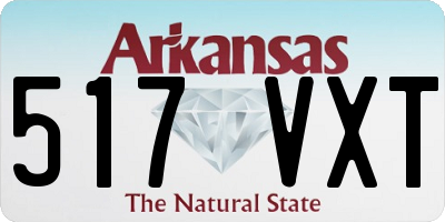 AR license plate 517VXT
