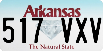 AR license plate 517VXV